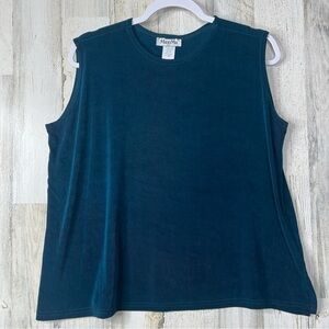 MaxiMa Sleeveless Blouse Shirt Top Womens Plus Size 2X‎ Stretch
